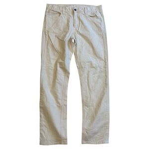 Banana Republic Straight White Jeans 36w 34L like New